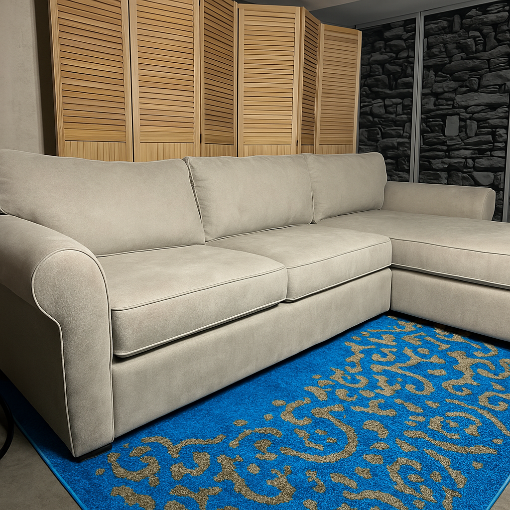 Apartment Sized 2-Piece L-Sectional from Living Spaces - Beige